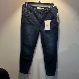 8/29 size jeans with light distressed look